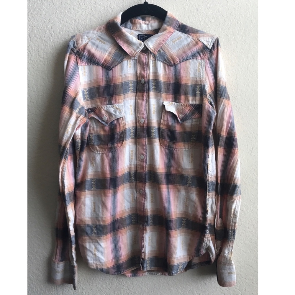 Gap flannel button up.